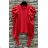 Women's Long Sleeve Summer Dress (S/M ONE SIZE) ITALIAN FASHION IMPES238990 red S/M/L