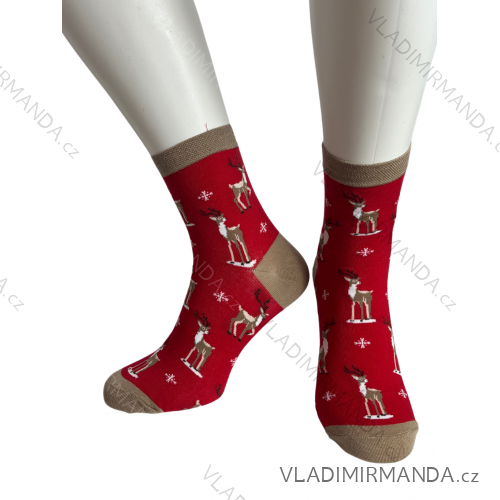 Men's socks thin (42-46) POLISH MODA DPP20003 38-40 red