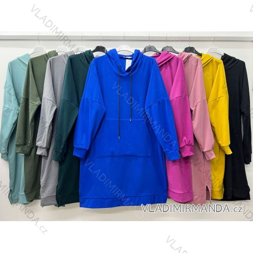 Jacket Extended Slim Long Sleeve Women Plus Size (48/50/52 ONE SIZE) ITALIAN FASHION IM424658