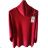 Knitted Sweater with Turtleneck Long Sleeve Women's Plus Size (54/56/58 ONE SIZE) ITALIAN FASHION IM524KEYLA