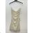 Women's Elegant Sparkly Sequin Sleeveless Dress (S/M ONE SIZE) ITALIAN FASHION IMPSH246883