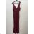 Women's Strapless Long Party Dress (S/M ONE SIZE) ITALIAN FASHION IMPSH245192