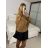 Women's elegant party long sleeve dress (S/M ONE SIZE) ITALIAN FASHION IM322282