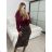Dress with 3/4-sleeve ladies pocket (uni sl) ITALIAN Fashion IM3181746 -   Brown
 -   S / M