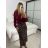 Dress with 3/4-sleeve ladies pocket (uni sl) ITALIAN Fashion IM3181746 -   Brown
 -   S / M