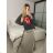 Sweatshirt short sleeve star (uni sl) ITALIAN Fashion IM518302 -   grey -   S / M