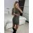 Women's knitted dress 3/4 long sleeves (S/M/L ONE SIZE) ITALIAN FASHION IMWGBL24MG59546