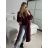 Fleece coat long sleeve zipper hooded women's oversized (XL / 2XLONE SIZE) ITALIAN FASHION IMD211123