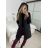 Women's hooded vest (S-XL) ITALIAN FASHION HKW21210 -   black -   XL