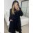Women's Long Sleeve Hooded Lamb Coat (S/M/L ONE SIZE) ITALIAN FASHION IMWDD24257