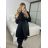 Women's Knitted Sweater Dress Set (S/M ONE SIZE) ITALIAN FASHION IMWE223972 -   Brown
 -   S / M