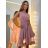 Šaty elegantní letní bez rukávu dámské (S/M/L ONE SIZE) ITALSKÁ MÓDA IM322SIMONE/DR green S/M/L