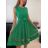 Šaty elegantní letní bez rukávu dámské (S/M/L ONE SIZE) ITALSKÁ MÓDA IM322SIMONE/DR green S/M/L