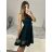 Šaty elegantní letní bez rukávu dámské (S/M/L ONE SIZE) ITALSKÁ MÓDA IM322SIMONE/DR green S/M/L