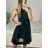 Šaty elegantní letní bez rukávu dámské (S/M/L ONE SIZE) ITALSKÁ MÓDA IM322SIMONE/DR green S/M/L