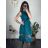 Šaty elegantní letní bez rukávu dámské (S/M/L ONE SIZE) ITALSKÁ MÓDA IM322SIMONE/DR green S/M/L