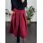 Women's Mid-Length Skirt (S/M ONE SIZE) ITALIAN FASHION IMM23HG4911/DU Dark Pink