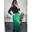 Women's long pleated skirt (S/M ONE SIZE) ITALIAN FASHION IMD22536/DUR white S/M