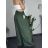 Women's Long Sleeve Hoodie Dress (S / M ONE SIZE) ITALIAN FASHION IMWA216095