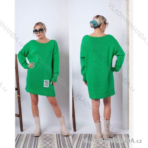 Women's elegant party long sleeve dress (S/M ONE SIZE) ITALIAN FASHION IM322282