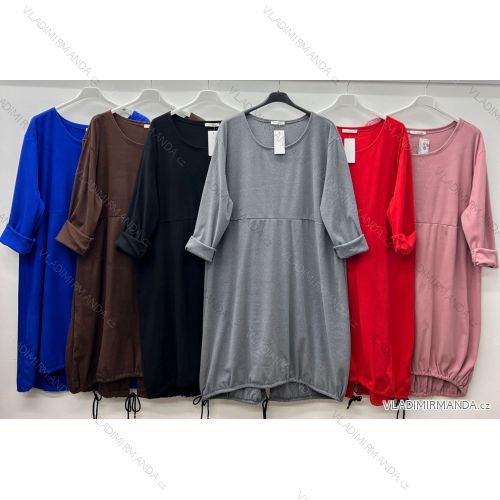 Women's elegant party long sleeve dress (S/M ONE SIZE) ITALIAN FASHION IM322282