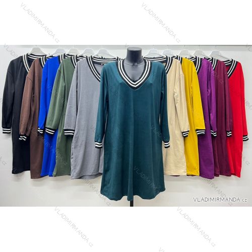 Women's elegant party long sleeve dress (S/M ONE SIZE) ITALIAN FASHION IM322282