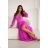 Women's Plus Size (42-46) Long Elegant Party Sleeveless Dress POLISH FASHION PMLBC23265-10