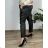 Long Sleeve Dress with Pendant Women's Oversized (3XL / 4XL ONE SIZE) ITALIAN FASHION IMWQ2115022 black 50/52