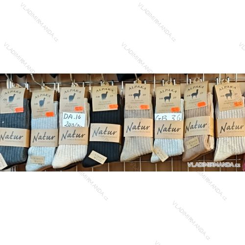 Women's warm wool socks (35-42) AMZF AMZF24PB501