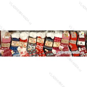 Women's warm Christmas socks (35-38, 39-42) AMZF AMZF24LAMA-13