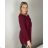 Women's Plus Size Extended Knitted Long Sleeve Sweater (XL/2XL/3XL ONE SIZE) ITALIAN FASHION IMC23464