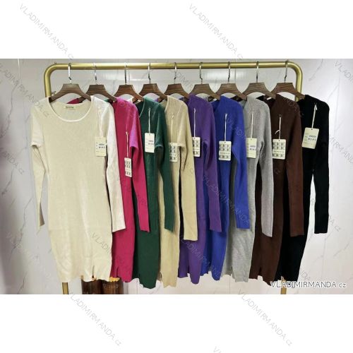 Summer long sleeve flowered women's dress (UNI S / L) ITALIAN FASHION IMK20150