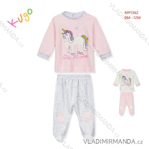 T-shirt with long sleeves children's girls girls (98-128) KUGO ML7227