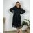 Women's Stand Collar Long Sleeve Knitted Sweater (S/M ONE SIZE) ITALIAN FASHION IMPLI228596 52/54 black