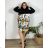 Women's elegant party long sleeve dress (S/M ONE SIZE) ITALIAN FASHION IM322282