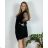 Women's Long Chiffon Short Sleeve Dress (S/M ONE SIZE) ITALIAN FASHION IMWGS231048