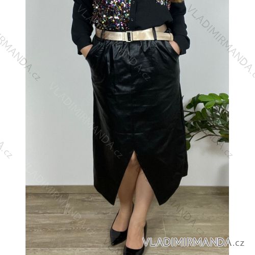 Long Sleeve Dress with Pendant Women's Oversized (3XL / 4XL ONE SIZE) ITALIAN FASHION IMWQ2115022