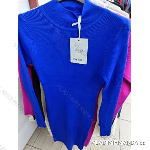 Women's warm long sleeve dress (S/M ONE SIZE) ITALIAN FASHION MB24505