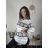 Women's Extended Velvet Christmas Long Sleeve Tunic (S/M/L ONE SIZE) ITALIAN FASHION IMC2471900