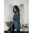Women's Extended Velvet Christmas Long Sleeve Tunic (S/M/L ONE SIZE) ITALIAN FASHION IMC2471900
