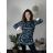 Knitted long sleeve dress (uni sl) ITALIAN FASHION IMC191214 dark blue S/M/L