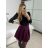 Sukně s kraťasy krátký dámská (S-XL) ITALSKÁ MÓDA IMWAA242462 -   wine -   XL