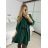 Women's Elegant Long Sleeve Dress (S/M ONE SIZE) ITALIAN FASHION IMM23M6062