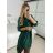 Women's Elegant Long Sleeve Dress (S/M ONE SIZE) ITALIAN FASHION IMM23M6062