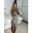 Women's Long Sleeve Dress (S/M ONE SIZE) ITALIAN FASHION IMPBB232L24157 -   black -   S / M