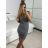 Women's Long Sleeve Dress (S/M ONE SIZE) ITALIAN FASHION IMPBB232L24157 -   black -   S / M