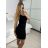 Women's Long Sleeve Dress (S/M ONE SIZE) ITALIAN FASHION IMPBB232L24157 -   black -   S / M