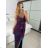 Women's Long Sleeve Party Dress (S/M ONE SIZE) ITALIAN FASHION IMPSH235429 red S / M