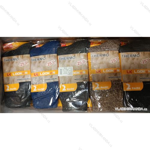 Men's knitted socks (39-43, 43-47) LOOKEN LOK24ZCM-L9151