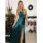 Women's elegant party long sleeve dress (S/M ONE SIZE) ITALIAN FASHION IM322282